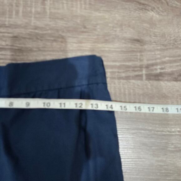 Madewell Womens S Navy Blue Wide Leg Mayfield Culotte Cropped Pants Pockets - Picture 9 of 11